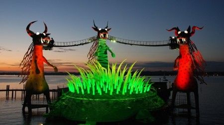 The Magic Flute on the lake stage Bregenz